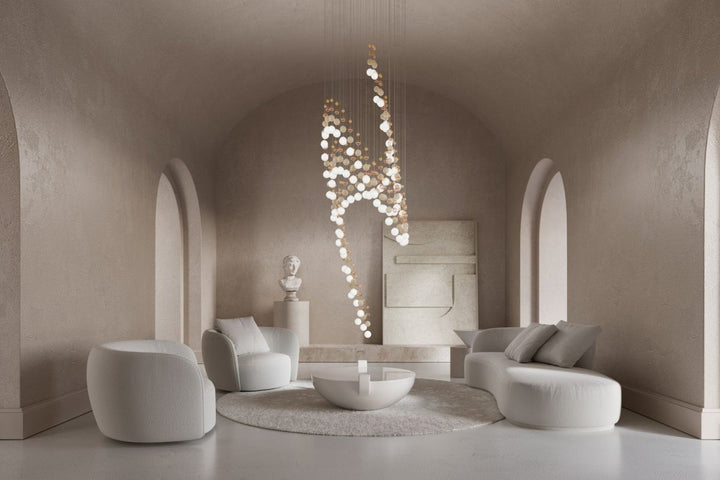 Pearl Curtain Customize Chandelier
