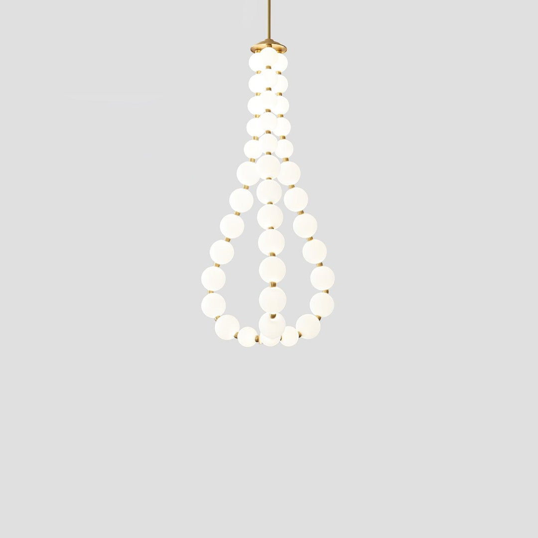 Acrylic Pearl Necklace Chandelier