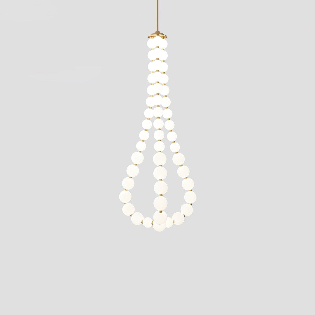 Acrylic Pearl Necklace Chandelier