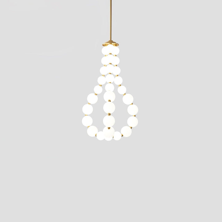 Acrylic Pearl Necklace Chandelier