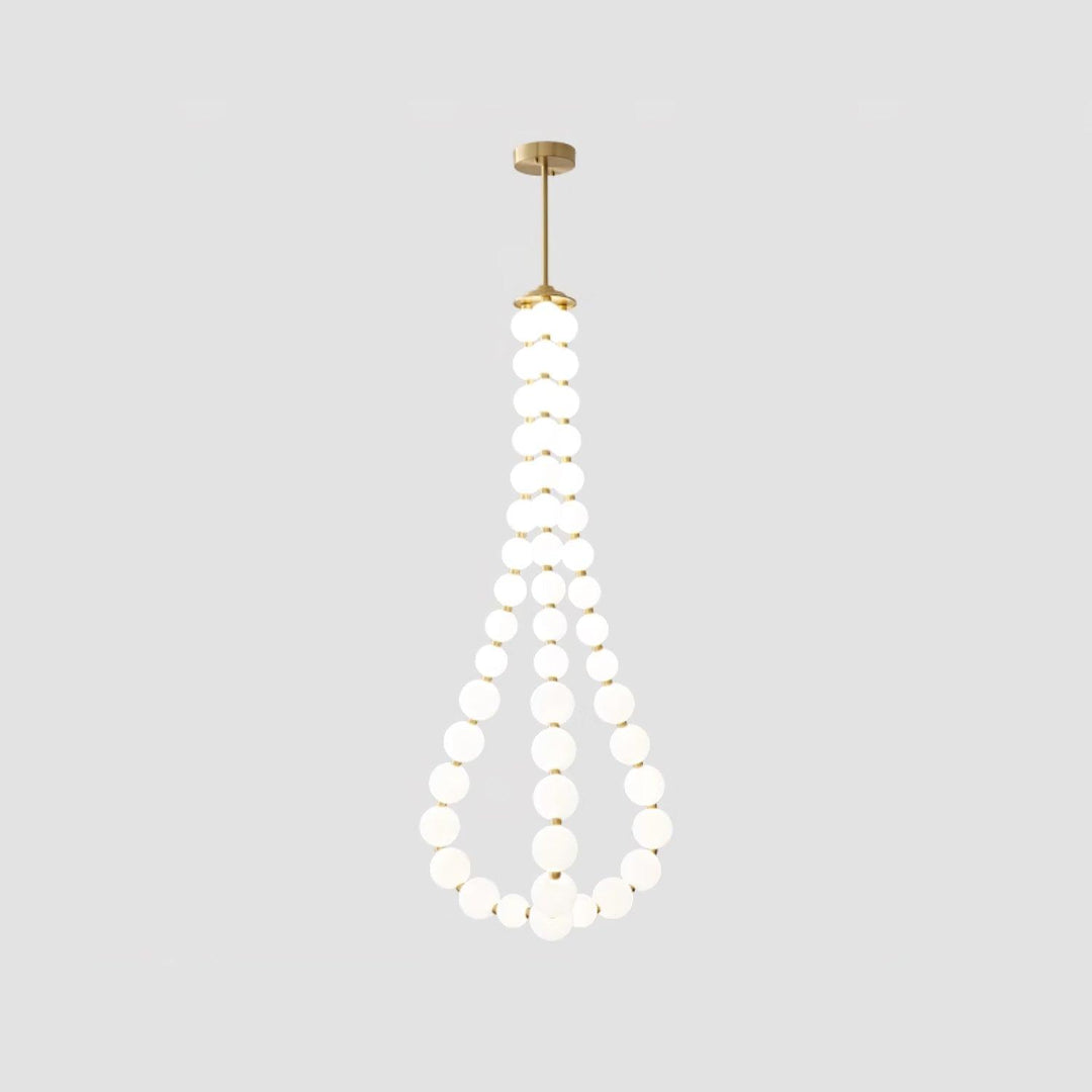 Acrylic Pearl Necklace Chandelier
