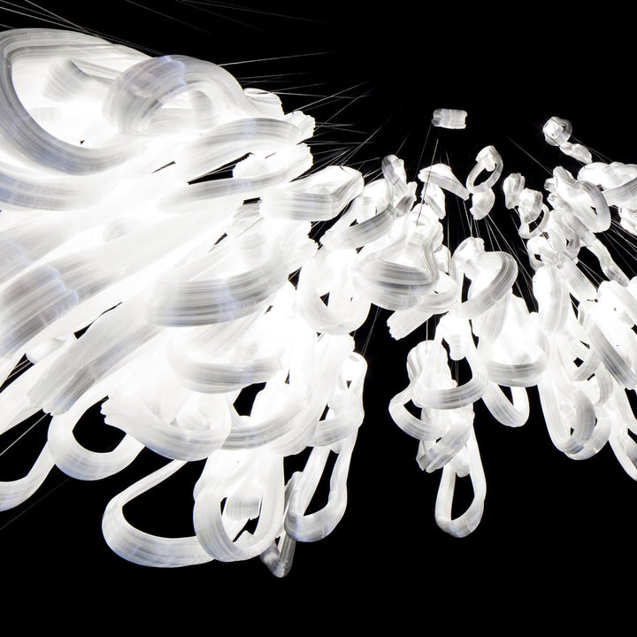 Pearlescent Filament Chandelier