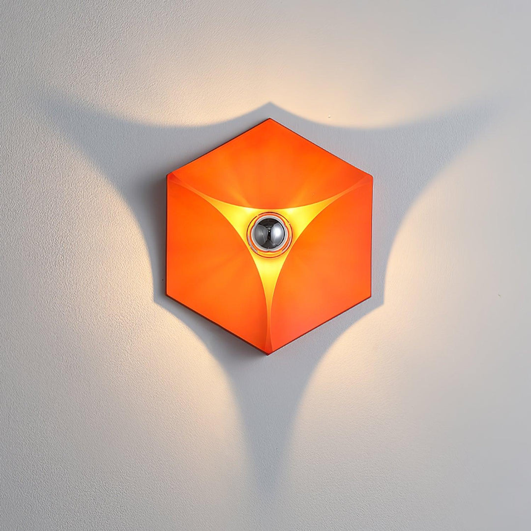 Pentagon Combination Sconce Wall Lamp