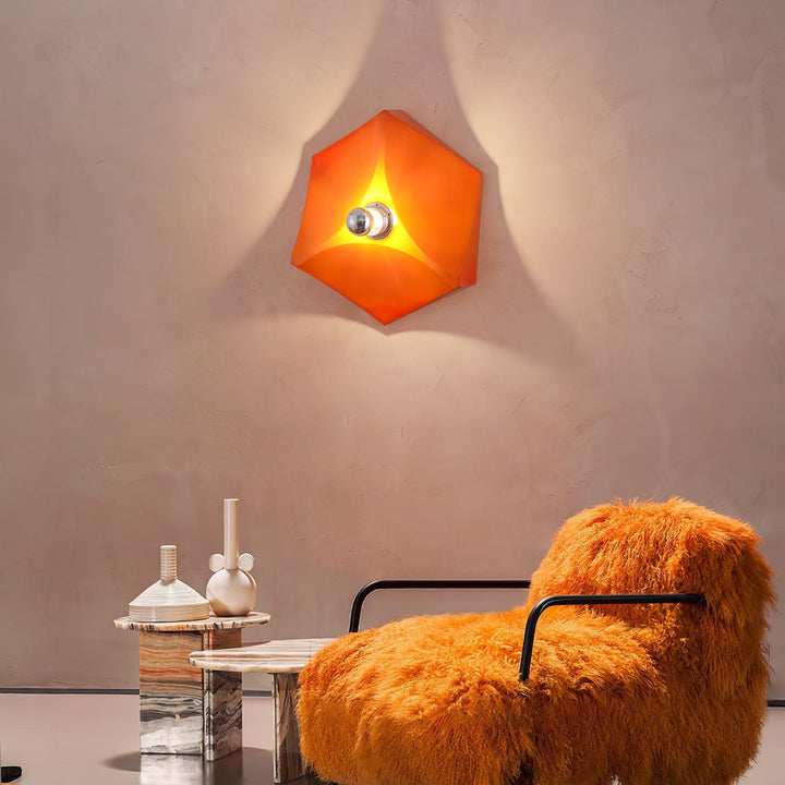 Pentagon Combination Sconce Wall Lamp