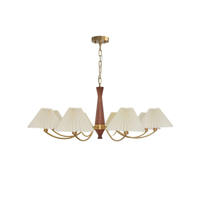Pleated Electrolier Chandelier