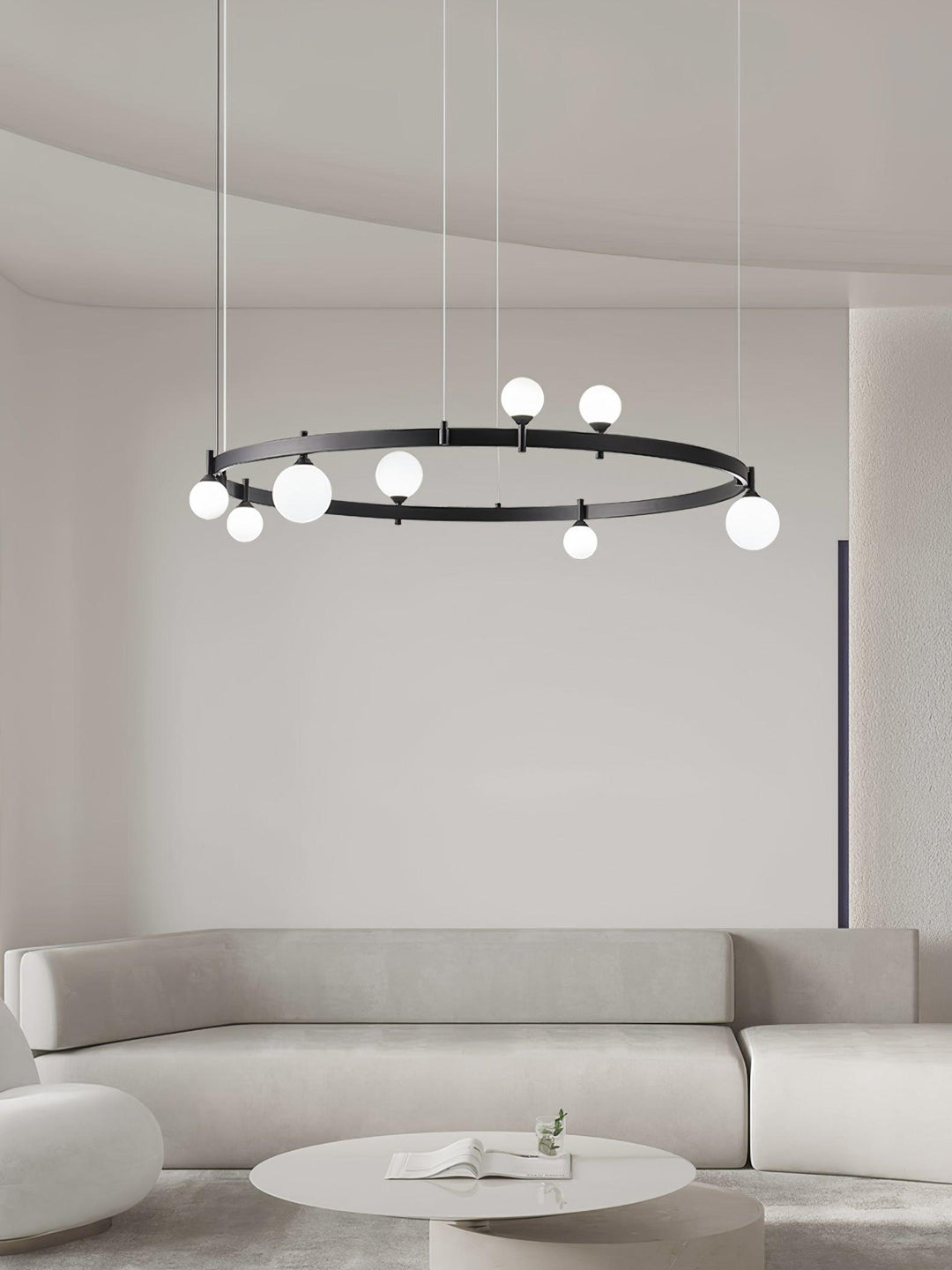 Pomi Round Crown Chandelier