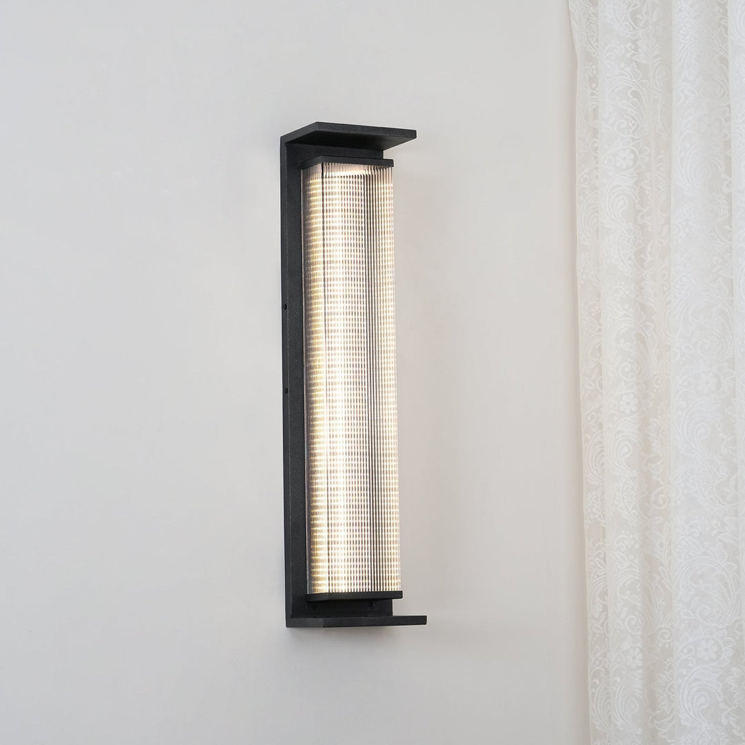 Rectangular Box Outdoor Sconce Wall Lamp