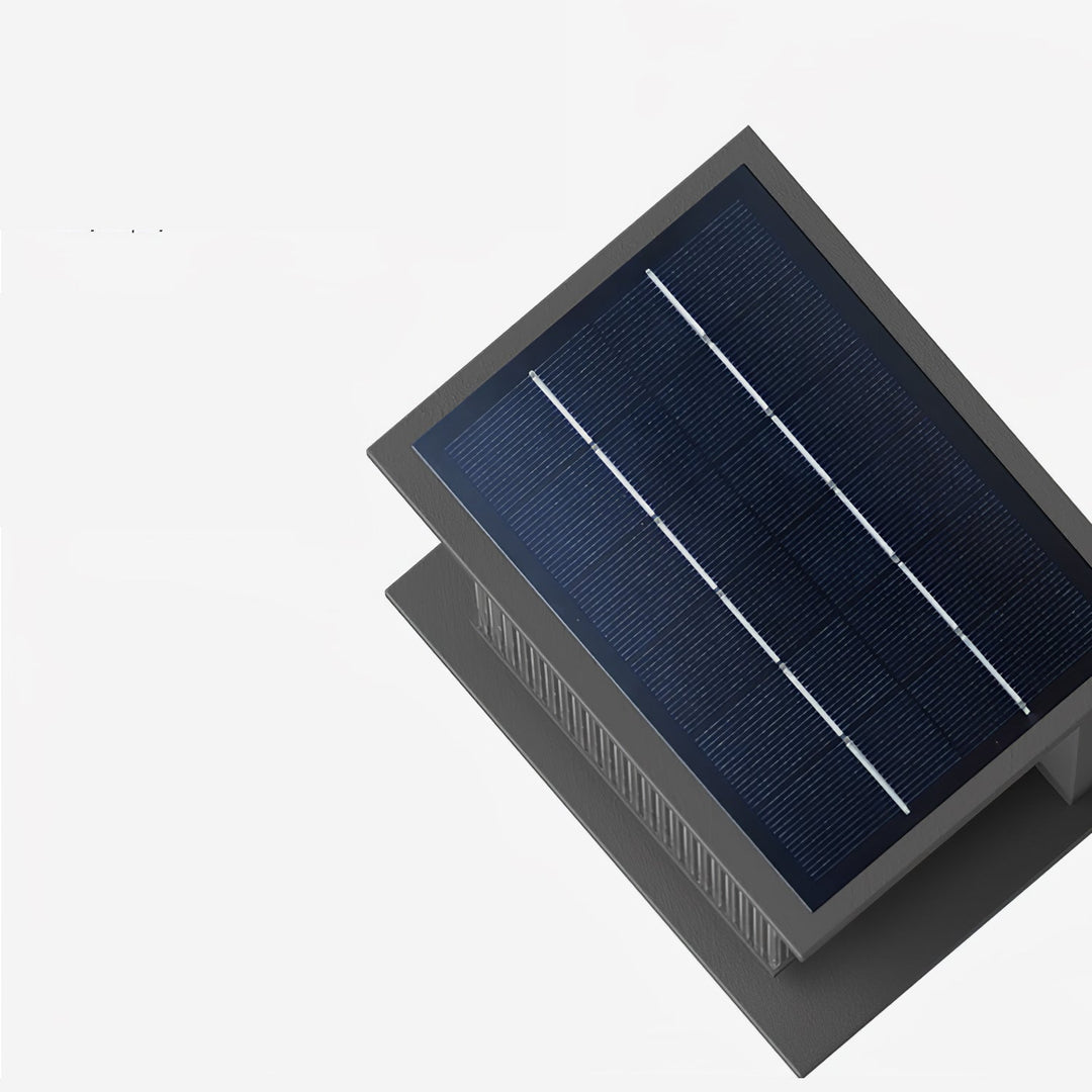 Rectangular Box Solar Outdoor Sconce Wall Lamp