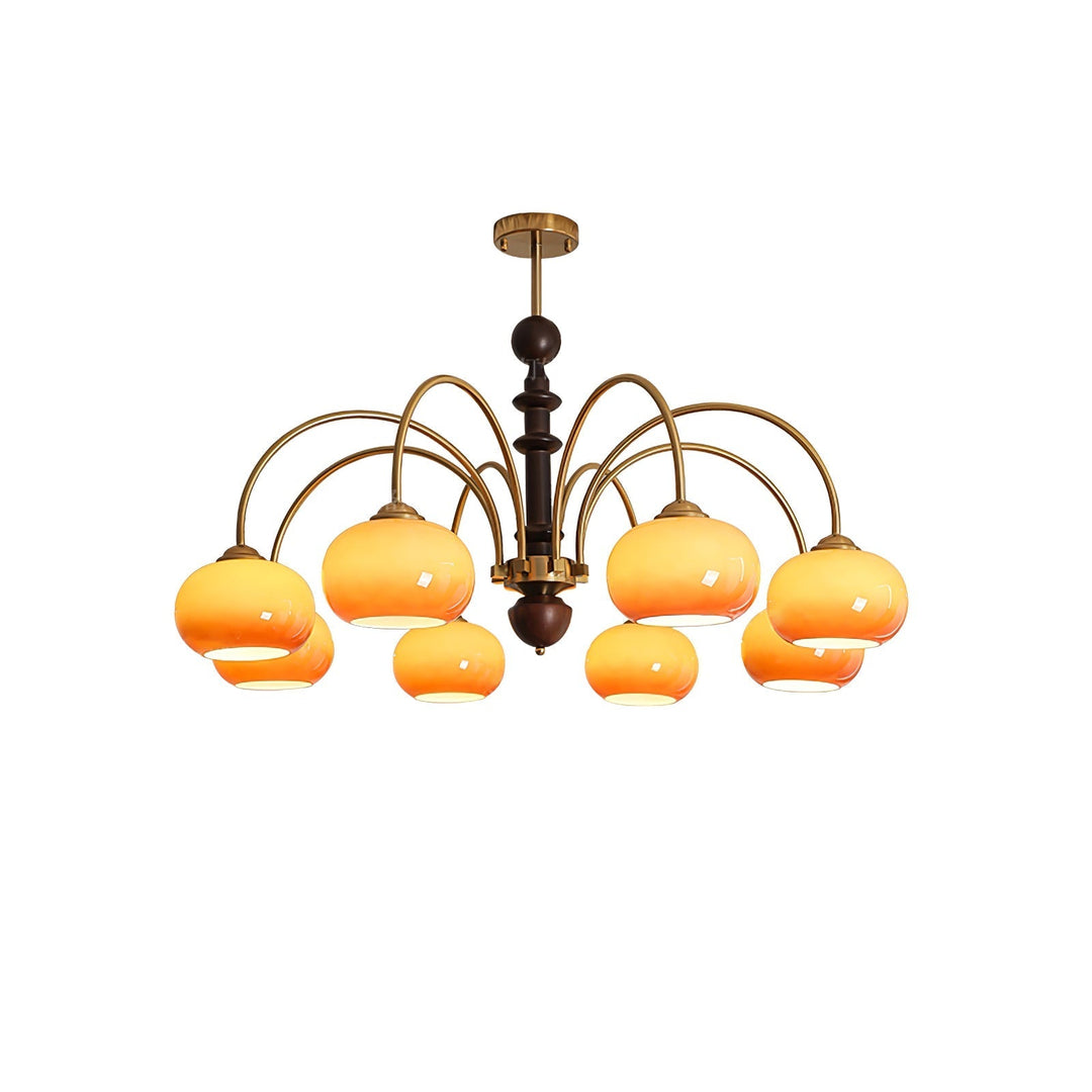 Ripe Persimmon Candelabrum Chandelier