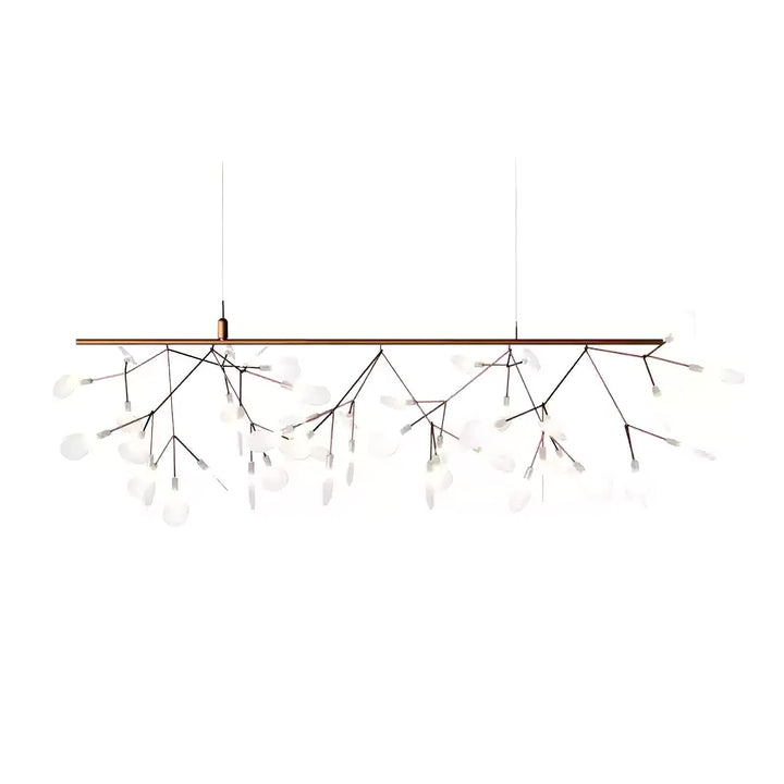 Rose Gold Firefly LED Crown Chandelier