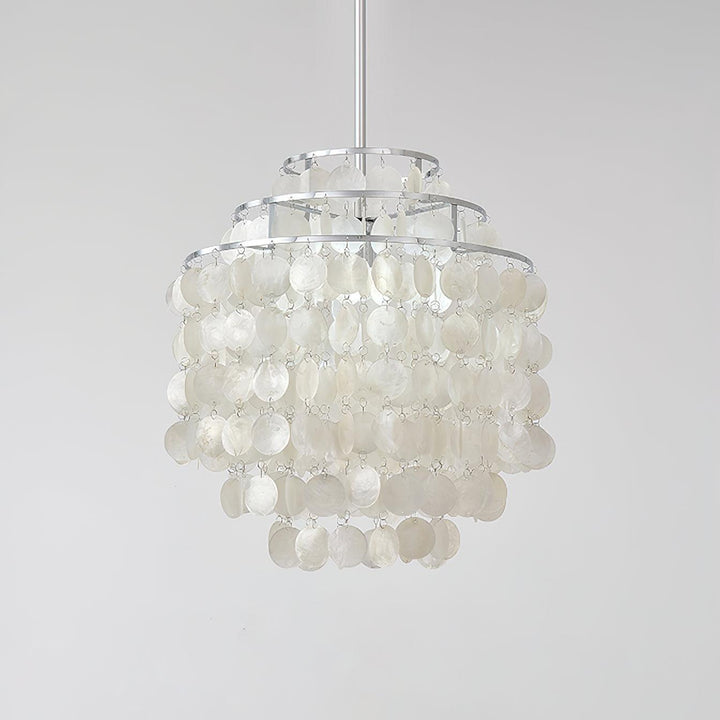 Round Shell Crown Chandelier B