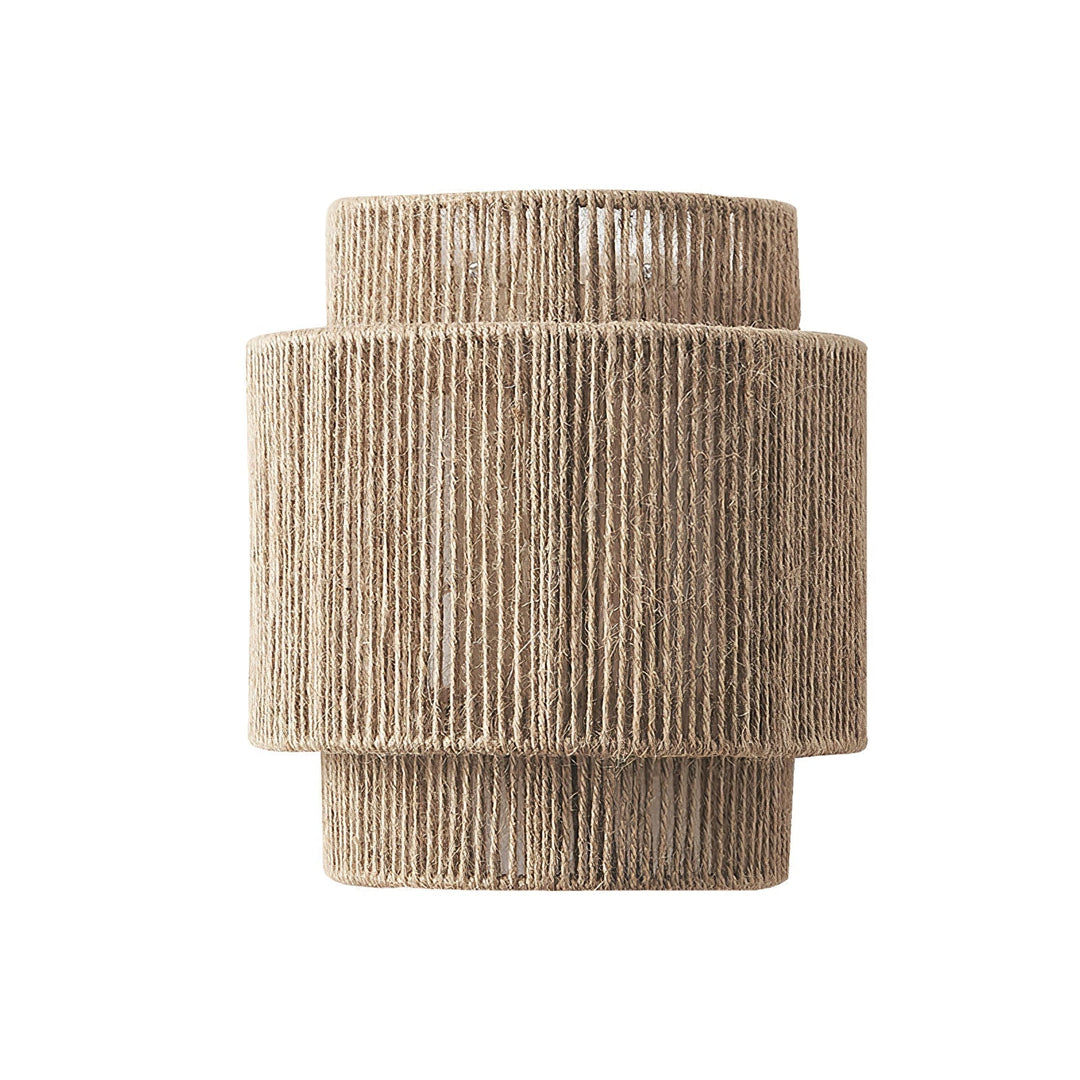Rustic Weave Wall Lamp
