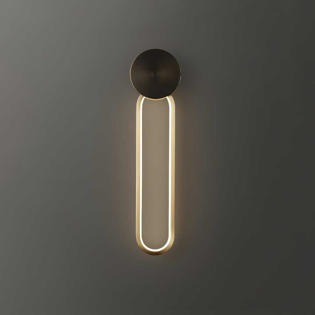 Simple Elliptical Wall sconce Wall Sconce