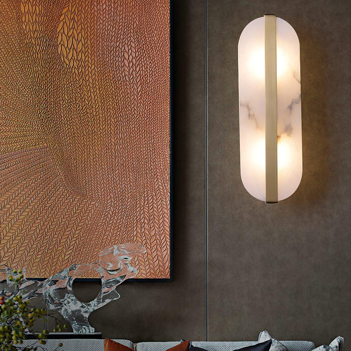 Stone Wall-mounted lamp Wall Alabaster LED Sconce