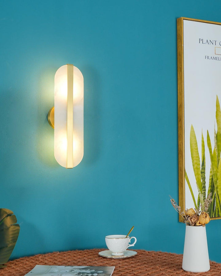 Stone Wall-mounted lamp Wall Alabaster LED Sconce