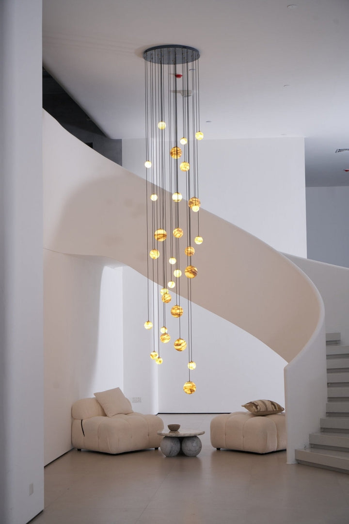 Sultana Alabaster Cluster Chandelier
