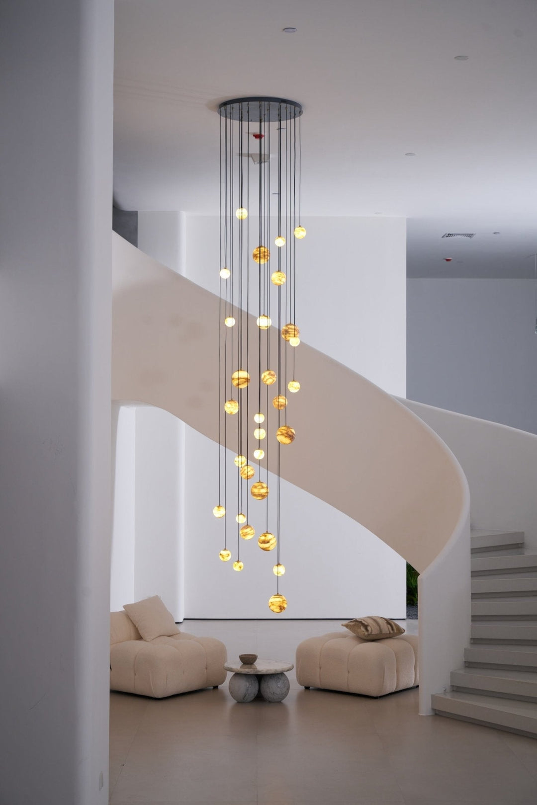 Sultana Alabaster Cluster Chandelier