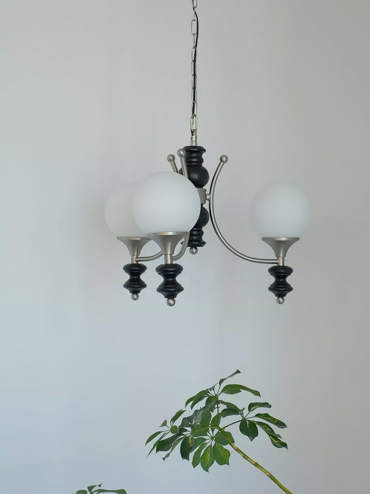 Tina Wooden Crown Chandelier