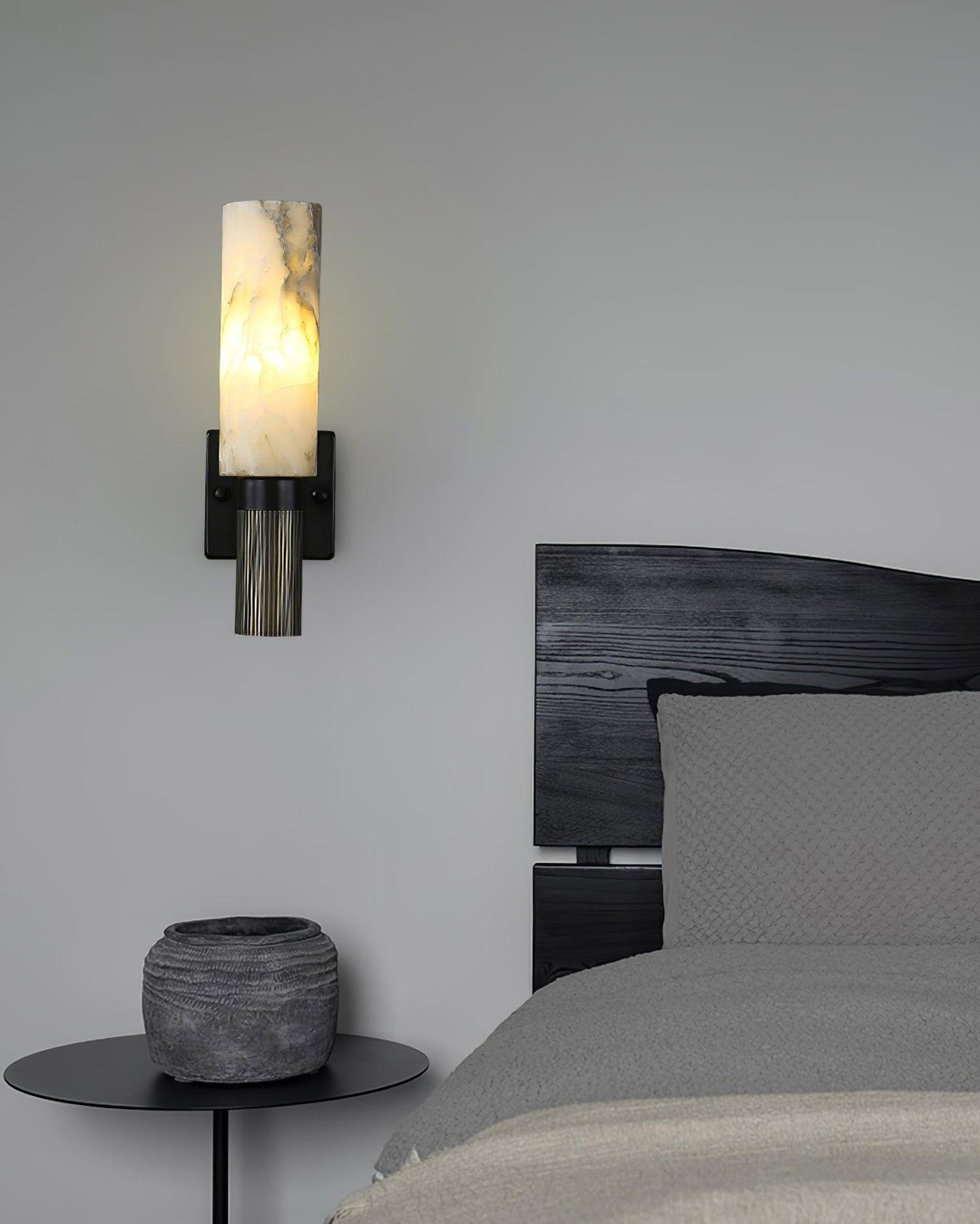Torch Alabaster Wall light fixture Sconce
