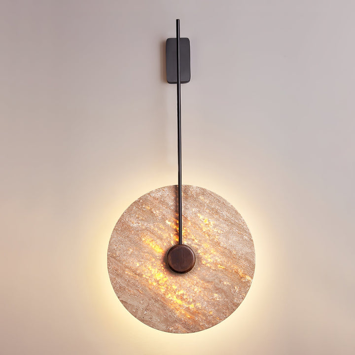 Travertine Disc Wall light Wall Lamp