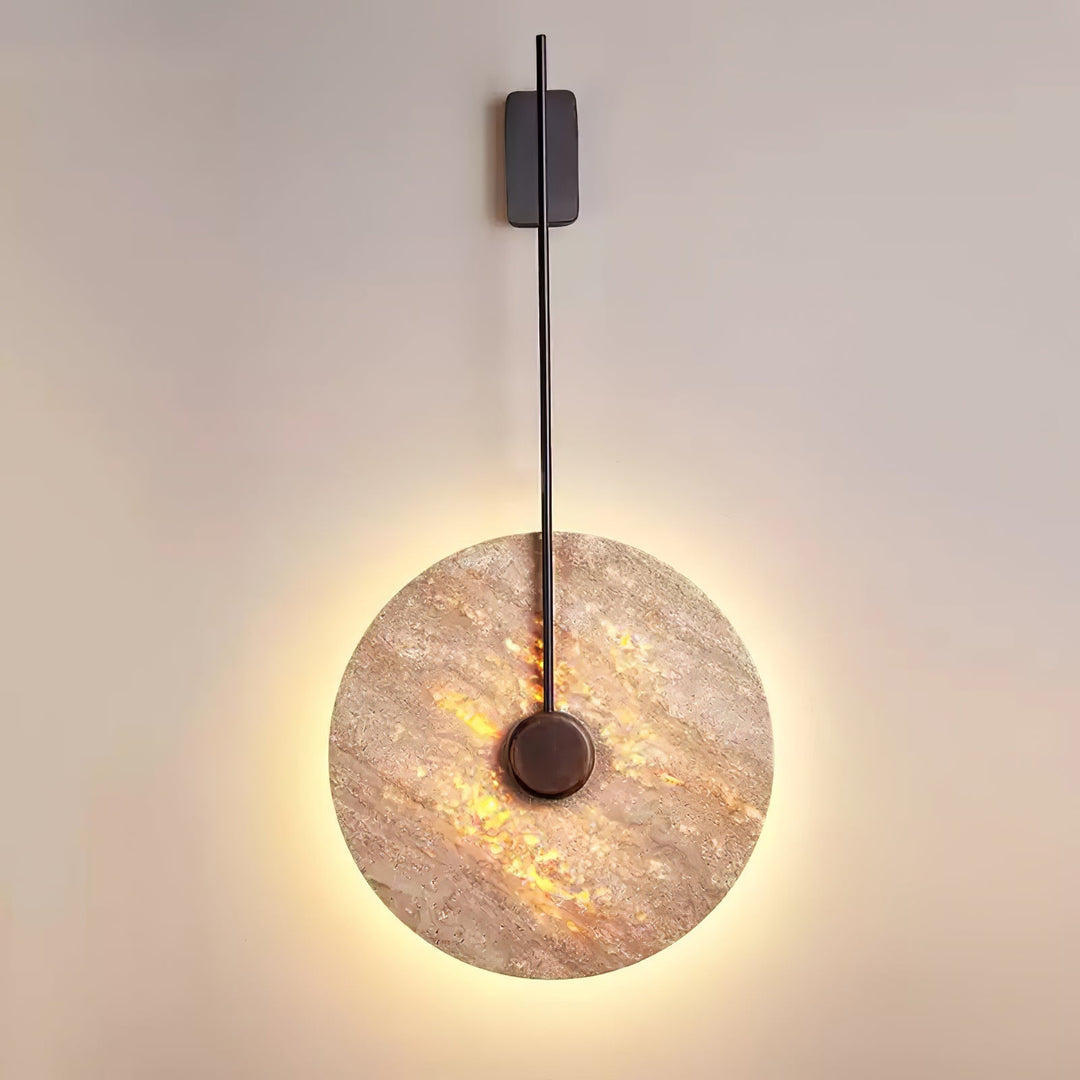 Travertine Disc Wall light Wall Lamp