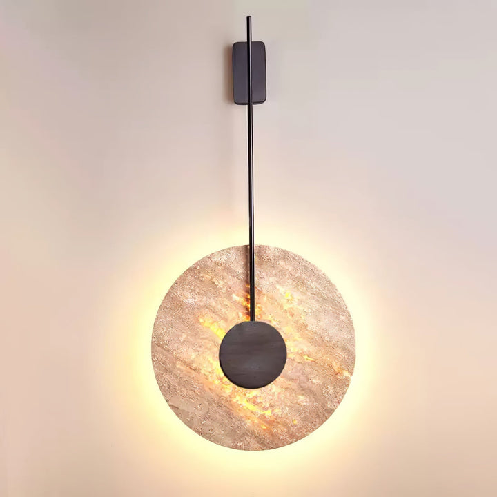 Travertine Disc Wall light Wall Lamp