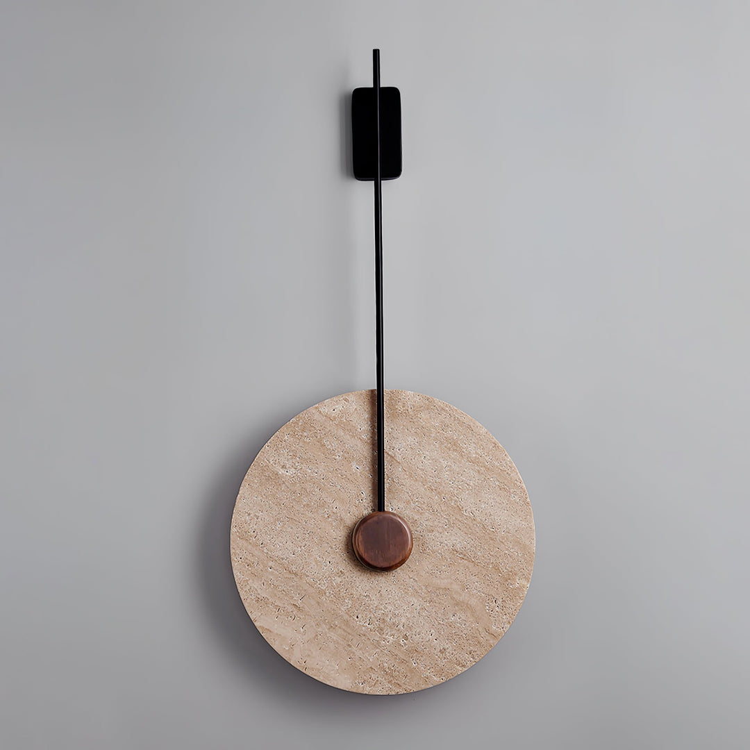 Travertine Disc Wall light Wall Lamp