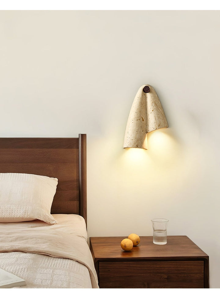 Velo Draped Stone Sconce