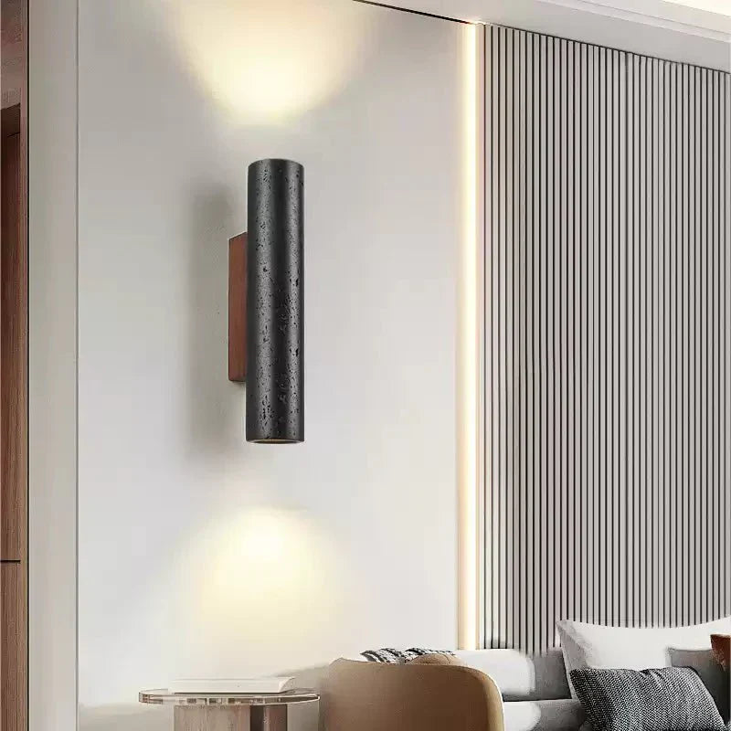 Volcanic Noir Wall Sconce