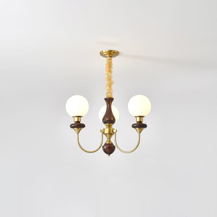 Retro Monique Gasolier Chandelier