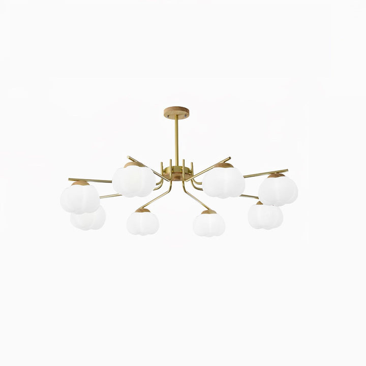 Plastic Cotton Balls Gasolier Chandelier