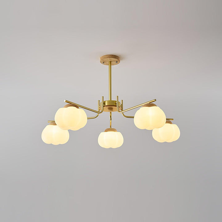 Plastic Cotton Balls Gasolier Chandelier